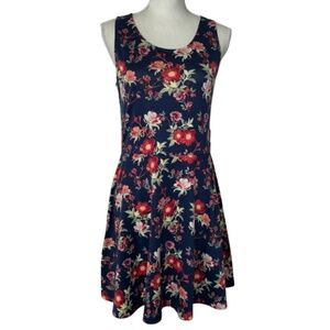 H&M dress 12 floral skater sleeveless